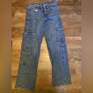American Eagle Outfitters Blue Straight Leg Jeans
